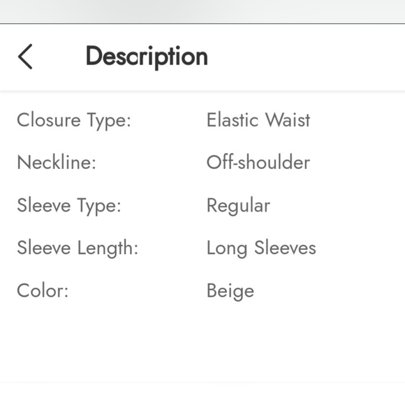 Off Shoulder Knit top/skirt set size 16 - Picture 4 of 8